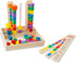 Melissa & Doug Bead Sequencing Set with 46 Wooden Beads and 5