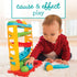 Infantino Bop & Drop Ball Tower, STEAM Educational Play, Hand-Eye Coordination Skills for Babies & Toddlers, 12M+