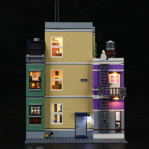 BRIKSMAX LED Lighting Kit for Police Station, Compatible with Lego 10278 Building Blocks Model, Not Included