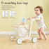 1 15.2 18.7 19.7 labebe Baby Push Walker Doll Stroller, Push Toy for Toddler, Shopping Cart for Girls and Boys Years