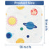 24Pack 9''x 9''Blue softan Baby Washcloths, Baby Wash Cloths Extra Soft & Ultra Absorbent, Baby Towels Face Towel