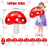 7 31 21 Inch Pcs Cute Mushroom Balloons - x Large Mushroom Aluminum Foil Balloons, Easy to Inflate, Fun Mushroom