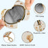 PYBUG Honey Bear Round Pacifier Storage Case, Polyester & TPU Lined with Hook Buckle, Pacifier Container Box for Baby