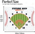 Baseball Baby Monthly Blanket for Boys, Newborn Month Blanket, Soft Flannel Photography Background Prop, Personalized