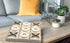JEVERGN 12.6" Large Wooden Tic Tac Toe Game, Rustic Coffee Table Game, Family Games for Adults & Kids