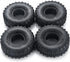 MOHERO 4PCS 1.0" Mud Grappler Rubber Tyre 62 * 22MM for Axial SCX24 90081 AXI00001 002 004 005 006 RC Crawler Car (A