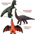 Jumbo Dinosaur Toys 6 Piece Set for Kids and Toddlers, Large Soft Dinosaur Toys for Ages 3-5, Perfect Birthday Gifts