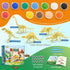 5 12 Set Drama Planet Dinosaur Air Dry Clay Kit Create Dinosaur Models with Colors of Modeling Clay, Instruction Guide
