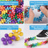 NEOACT 600 PCS Building Blocks Connect Toys, Interlocking Solid Plastic Educational Sets for Preschool Kids 3+