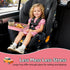 Car Seat Snack Tray for Kids Toddler Travel,Cup Holder Expander for Car,Toddler Travel & Road Trip Accessory