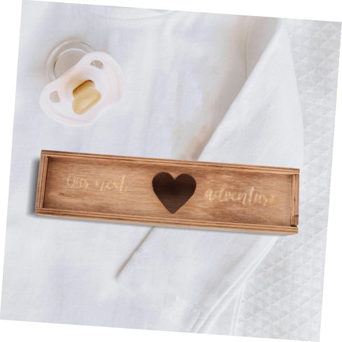 Wooden Pregnancy Test Kit Box - Unique Announcement Gift for Expectant Mothers