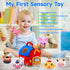Auney 6-12 6-12 1 Baby Toys Months - Soft Barn with Stuffed Farm Animals, Rattles, Textures, Mirror, Play mat - Toddler