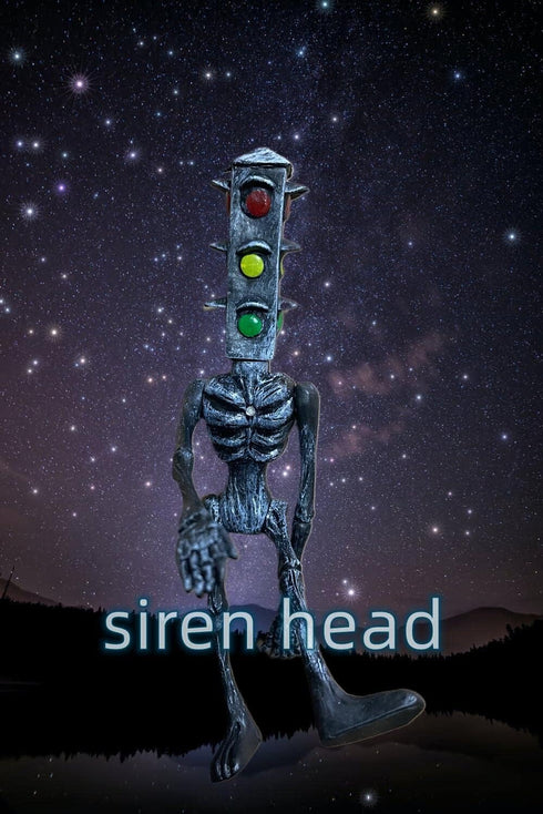 4 PCS Siren Head Toys - Siren Head Action Figure Monster Horror Models (Series-E)