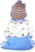 Reborn Dolls Clothes - Baby Boy Outfit for 20"-22" Reborn Newborn Dolls, 0-3 Month Boy Doll Clothes
