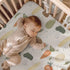 KuphiL10C Mattress-28x52 Vegetable Pattern Baby Sheets for Crib, Unisex Vegetable Nursery Fitted Bed Sheet for Boys