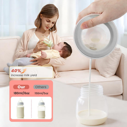 ABP-1308 3 9 (27mm 21/24mm Wearable Breast Pump | SPA-Level Comfort Modes & Levels Wearable Breastfeeding Pump
