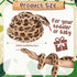 80" Snake Stuffed Animal Plush, Realistic Curling Giant Plush Toy for Kids, Lifelike Boa Constrictor Birthday Gift