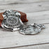 BinaryABC Metal Police Badges, 2PCS Police Role Play Brooch Props, Halloween Cop Cosplay Costume Accessory