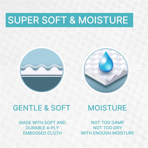 #1 (640 Count 8 Packs) BEBESUP- Korea's Light Baby Wipes - Safe even for Atopic Skin Hypoallergenic Water-Based