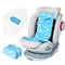 Orzbow Summer Car Seat Cooler Pad for Toddler, Baby Cooling Mat with Removable Ice Pack, Blue