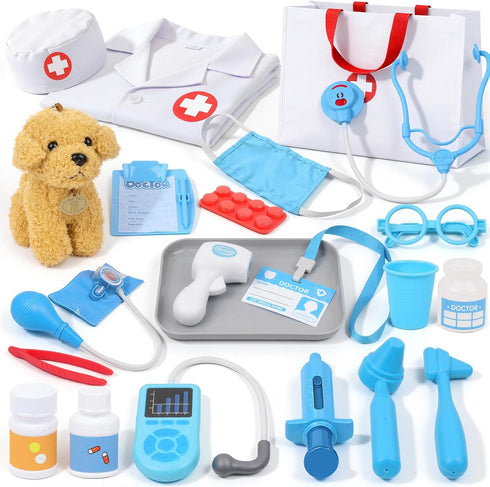 Doctor Kit for Toddlers 3-5 - Play Veterinarian Set Toys for 3