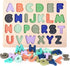 Wooden Puzzles for Toddlers, Kesletney Alphabet Number Shape Learning Puzzles for Kids