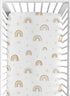 Sweet Jojo Designs Neutral Boho Rainbow Girl Boy Unisex Fitted Crib Sheet