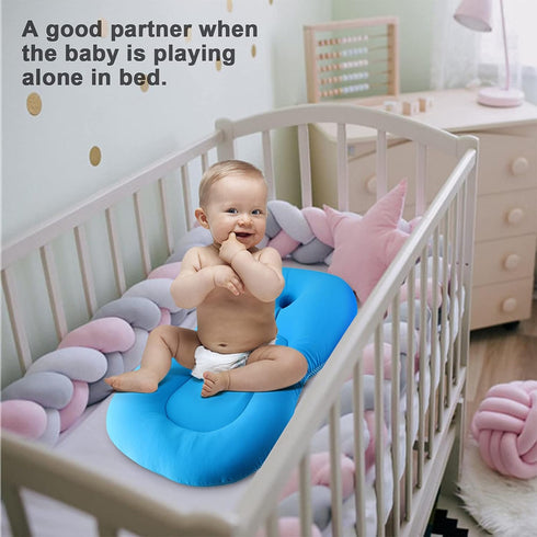 CDQL Mat,0 6 Baby Bath Pillow Pad,Infant Lounger Air Cushion,Newborn Bath Support Cushion,Anti Slip Cushion Seat,Soft