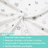 TL Care Printed 100% Cotton Knit Fitted Cradle/Bassinet Sheet 18" x 36" - Compatible with Mika Micky Bassinet, Soft