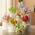 Vilbocr Set,Flower 6+ 201Pcs) Mini Flowers Building Block Blocks Toys,Plants and Succulent Toys,Building Block