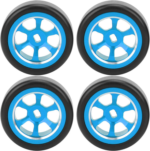 VGEBY 4pcs RC Drift Tire, RC Wheel Rim Tire Modification Parts for Wltoys K969 K989 P929 1/28 RC Mini Z Wheels