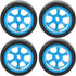 VGEBY 4pcs RC Drift Tire, RC Wheel Rim Tire Modification Parts for Wltoys K969 K989 P929 1/28 RC Mini Z Wheels