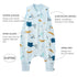 Duomiaomiao 0.5 TOG Toddler Sleep Sack 24-36 Months, 100% Cotton Lightweight Baby Sleep Sack with Feet