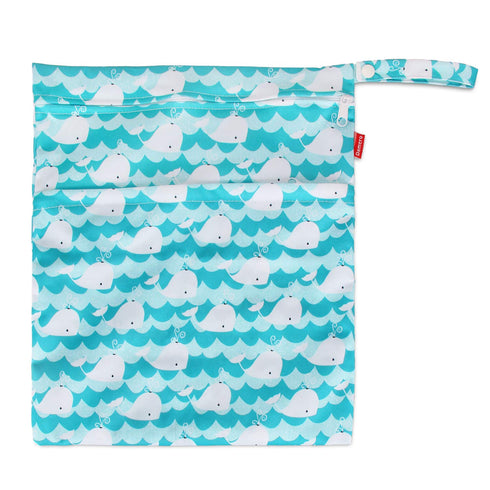 Swimming, Damero Cloth Diaper Wet Dry Bag with Handle for Swimsuit, Pumping Parts, Wet Clothes and More, Ideal