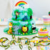Quelay 60 Pcs Baby Shower Pacifier Necklace, Cute Jungle Animal Acrylic Pacifiers for Decoration Party Favors