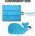 Generic Elbow Set Whale Baby Bath Kneeler and Rest Extra Thick Padded Cushion Waterproof Non-Slip Mat with Storage