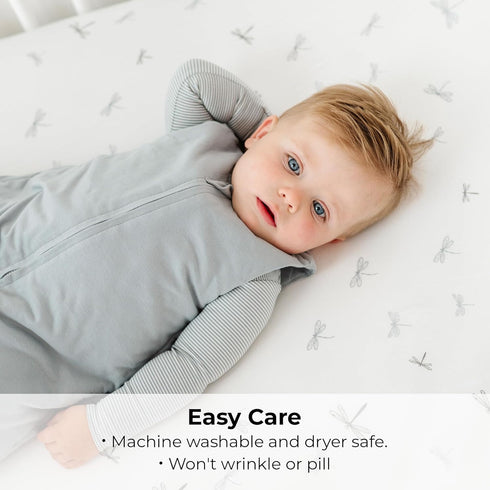 Pack 2 Pack Set Pack 100% 38x24x5 Ely's & Co. and Play Sheets, for Mini/Portable Crib, Fitted Playpen Play Yard Sheet
