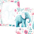 Bseiialft 52 28 Elephant Flowers Leaves Crib Sheets for Boys Girls Soft and Breathable Cotton Baby Sheets for Standard