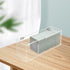 Bigfety Card Storage Box for Trading Cards, Clear Acrylic Deck Holder Case with Removable Dividers