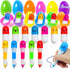 Easter Basket Stuffers Novelty Pen Transform Filled Easter Eggs with Toys Inside,