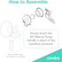 M1 Manual Breast Pump Handle, Converts Any Cimilre Collection Kit into a Manual Breast Pump, No Power Needed, Perfect