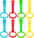 KALAMANDA 8 Pcs Baby Playpen Pull Up Rings, Pull Up Handles Standing Walker