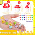Deekin 100 Pcs Mini Resin Ducks Tiny Mushrooms Miniature Duck Figures Cake Decor DIY Craft Micro Landscape Garden Aquarium Dollhouse Decoration for Pranks Hide Seek Party Favors (Cute, Colorful)
