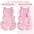 3in1 Newborn,3D Reversible Carseat Head Body Support Minnky Infant Car Seat Insert,Extra Soft Breathable Baby Car Seat
