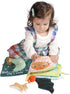Manhattan Toy Peek-a-Boo Soft Crinkle Book with Tethered Bunny - Baby & Toddler Activity