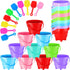 Didaey 30 Set Beach Sand Buckets and Shovels, Include Sand Pail Bucket