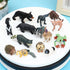 ONEST 22 Pieces Forest Animal Figures Playset - Realistic Hand Painted Wild and Jungle Animals for Kids