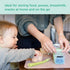 4pk 2 oz 60 ml) Olababy Clear Sense Silicone Storage Containers for Baby Food, Snacks, Formula, Puree, Sauce & More |