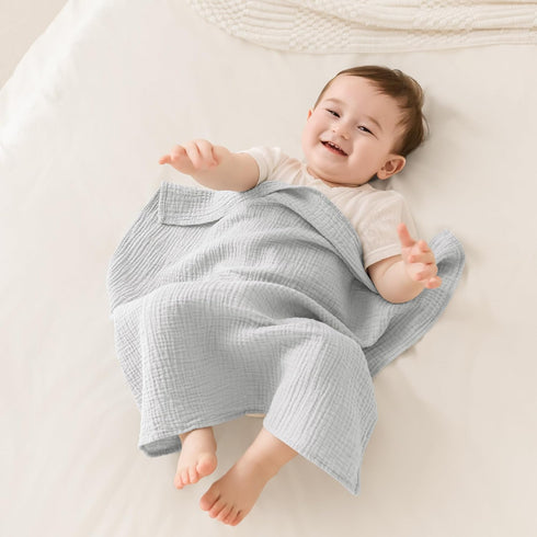5 Pack 100% 23.6 23.6 inch, Susurration Burp Cloths Muslin Absorbent and Soft Cotton Large Burping Cloths * Baby