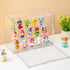 2 Pack 3 (2, Acrylic Display Cases for Collectibles, Clear Display Case for Figures, Tier Display Shelf Boxes Miniature